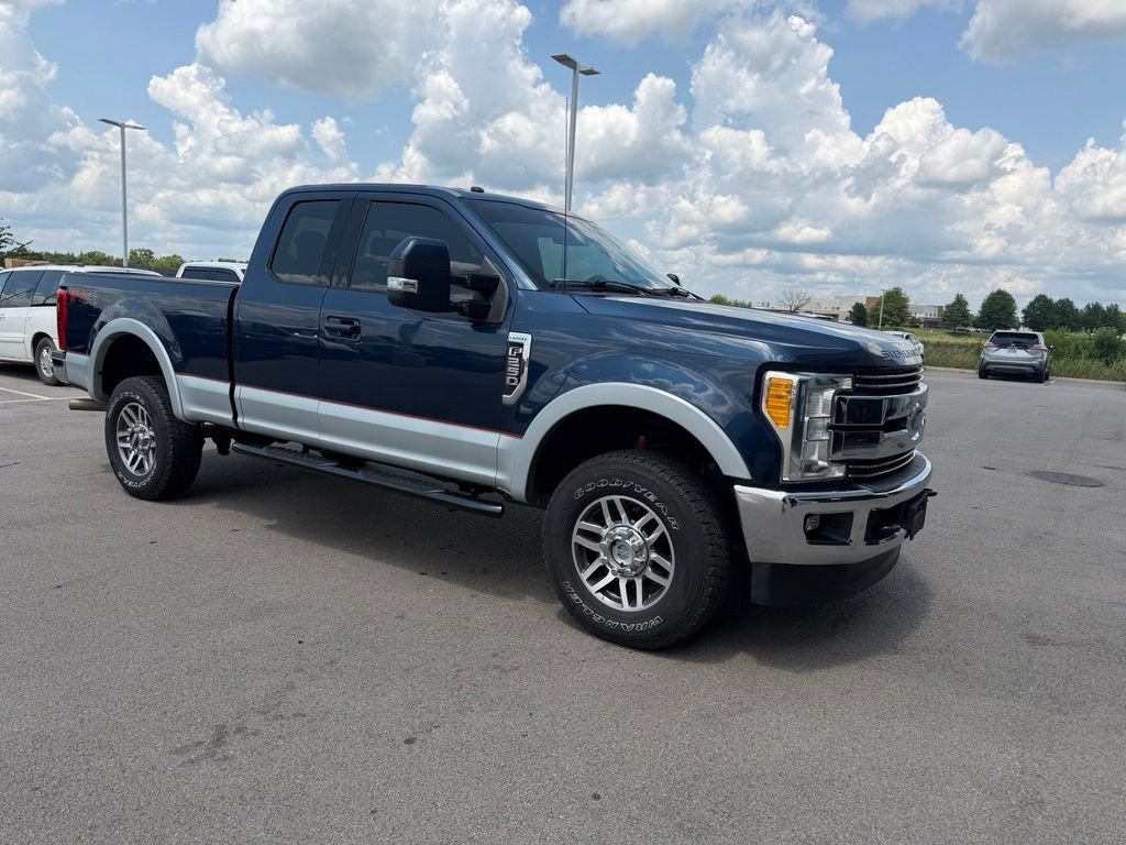 Used 2017 Blue Ford Lariat image 2