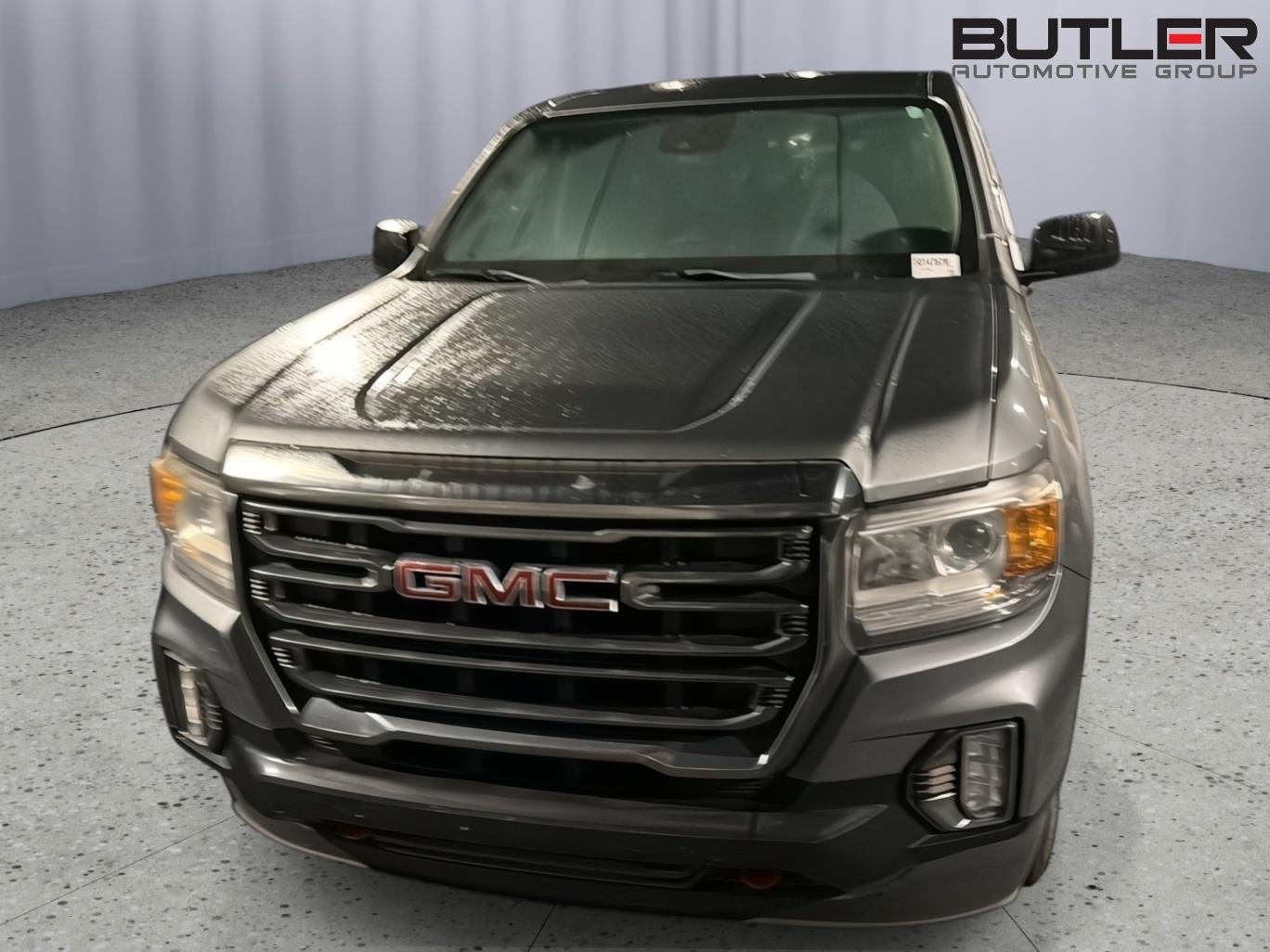 Used 2021 Satin Steel Metallic GMC 4WD AT4 w/Leather image 3