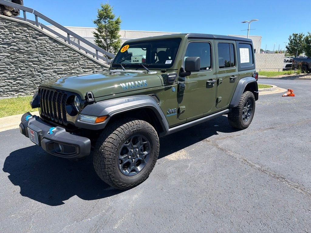 Used 2023 Green Jeep Willys 4xe image 3