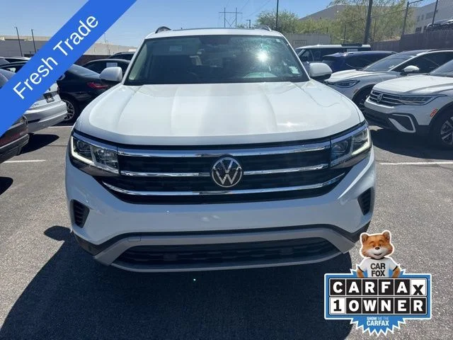 Certified Used 2023 White Volkswagen 3.6L V6 SE w/Technology image 2