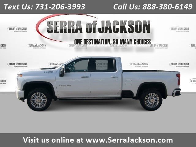 Used 2022 Iridescent Pearl Tricoat Chevrolet High Country image 1