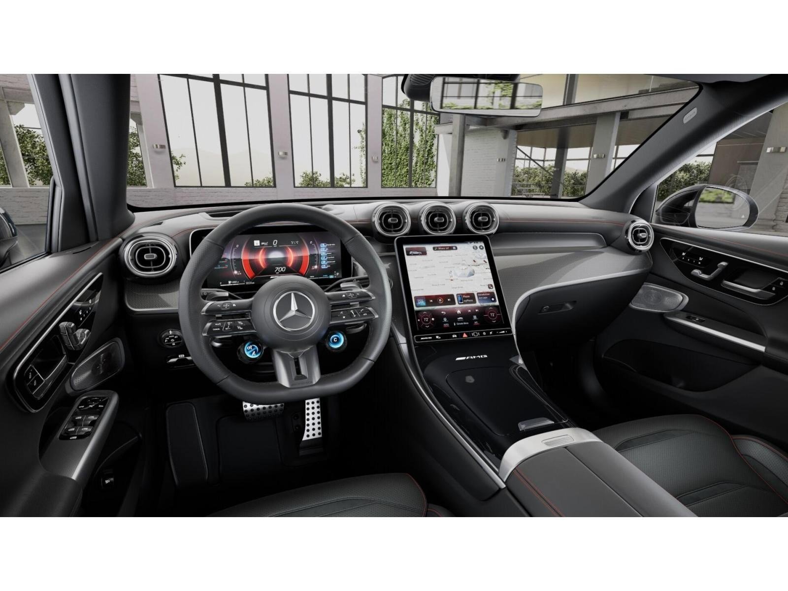 New 2026 Obsidian Black Metallic Mercedes-Benz GLC 43 AMG® 4D Sport Utility 4MATIC®  image 4