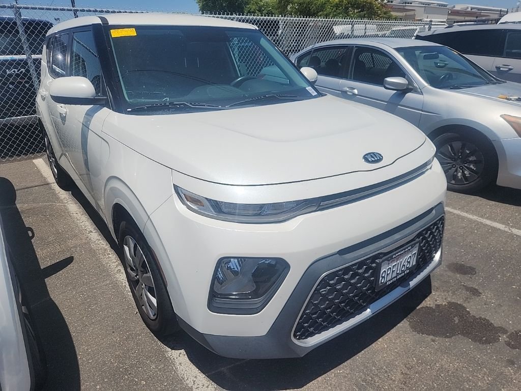 Used 2020 White Kia LX image 1