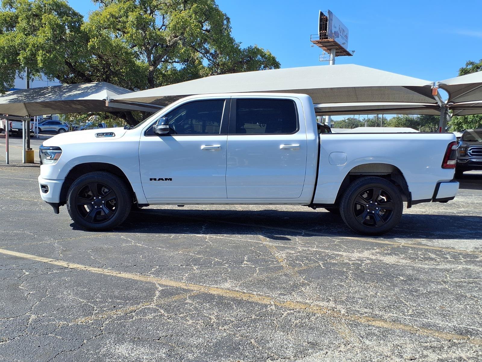 Used 2022 Bright White Clearcoat Ram Big Horn image 7