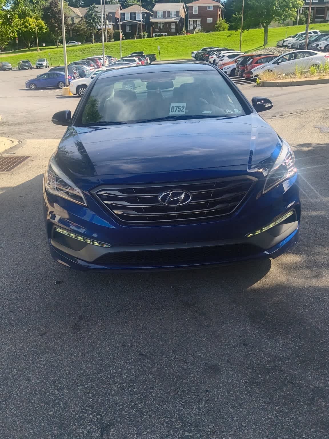 Used 2015 Lakeside Blue Hyundai 2.4L Sport image 12