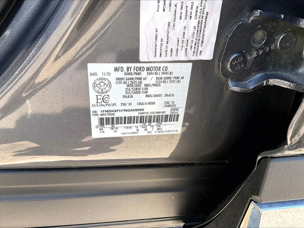 Used 2022 Gray Ford Limited image 33