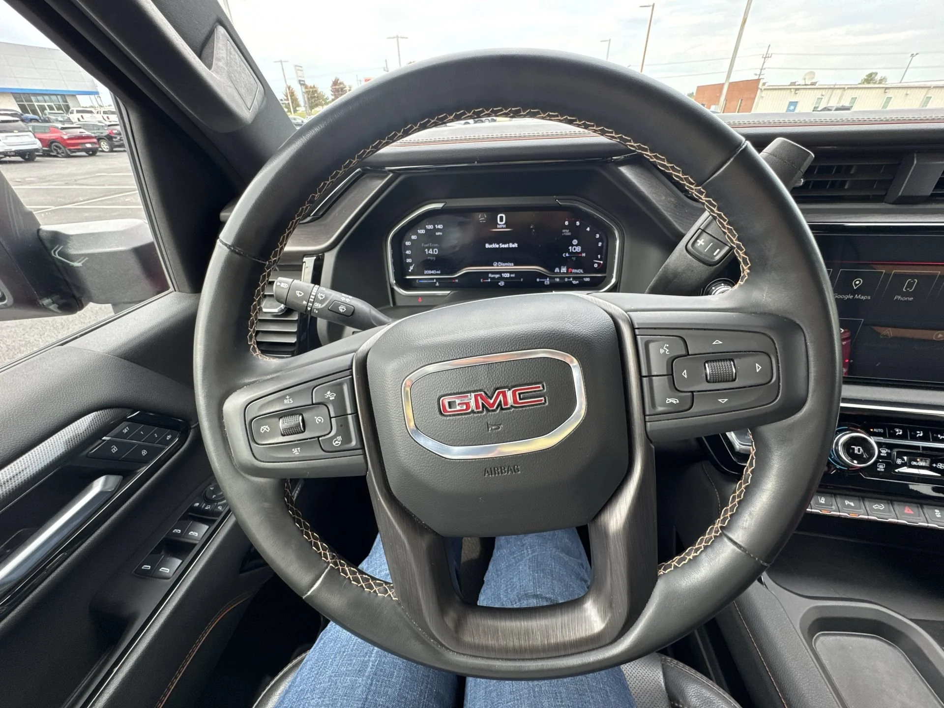 Used 2024 Volcanic Red Tintcoat GMC AT4 image 14