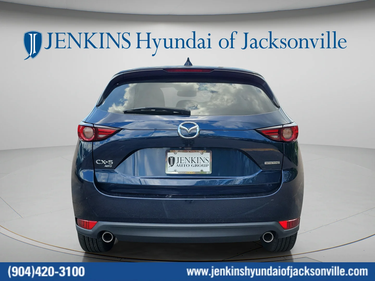 Used 2021 Deep Crystal Blue Mica Mazda Grand Touring image 4