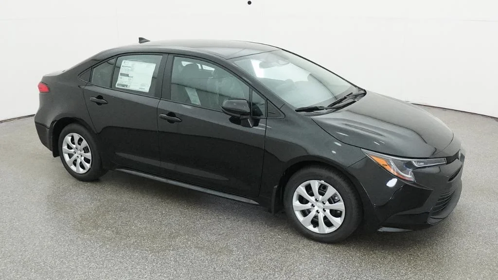 New 2026 Midnight Black Metallic Toyota LE image 4