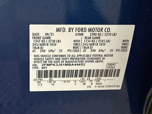 Certified Pre-Owned 2021 Ford Edge SEL