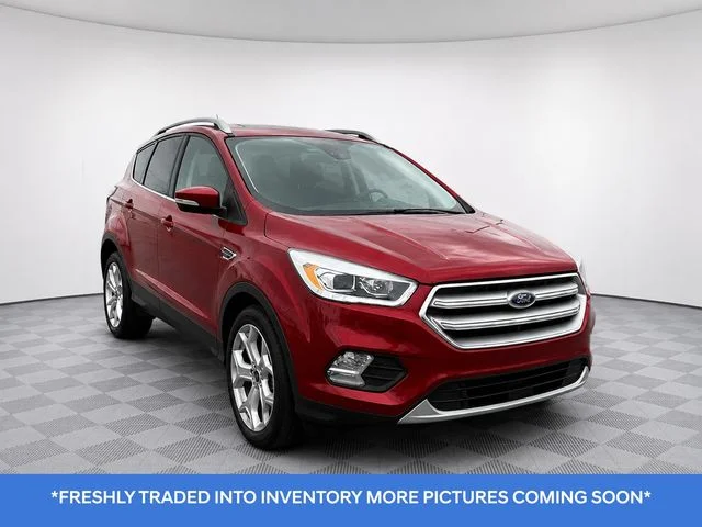 Used 2018 Red Ford Titanium image 1