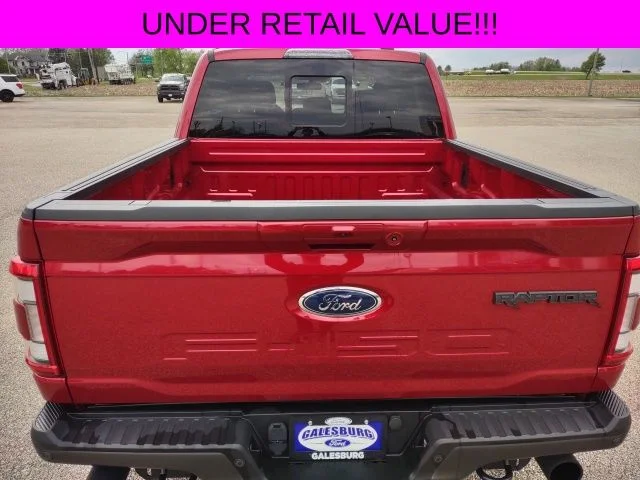 Certified Used 2022 Red Metallic Ford Raptor image 5