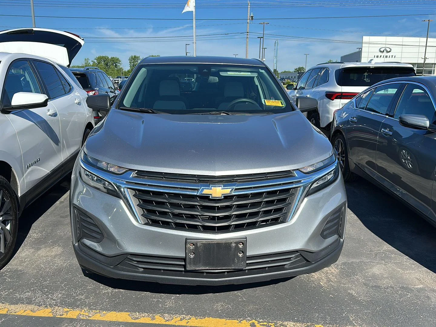 Used 2024 Sterling Gray Metallic Chevrolet LS image 3
