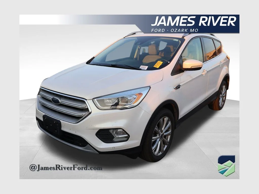 Used 2018 White Ford Titanium image 1