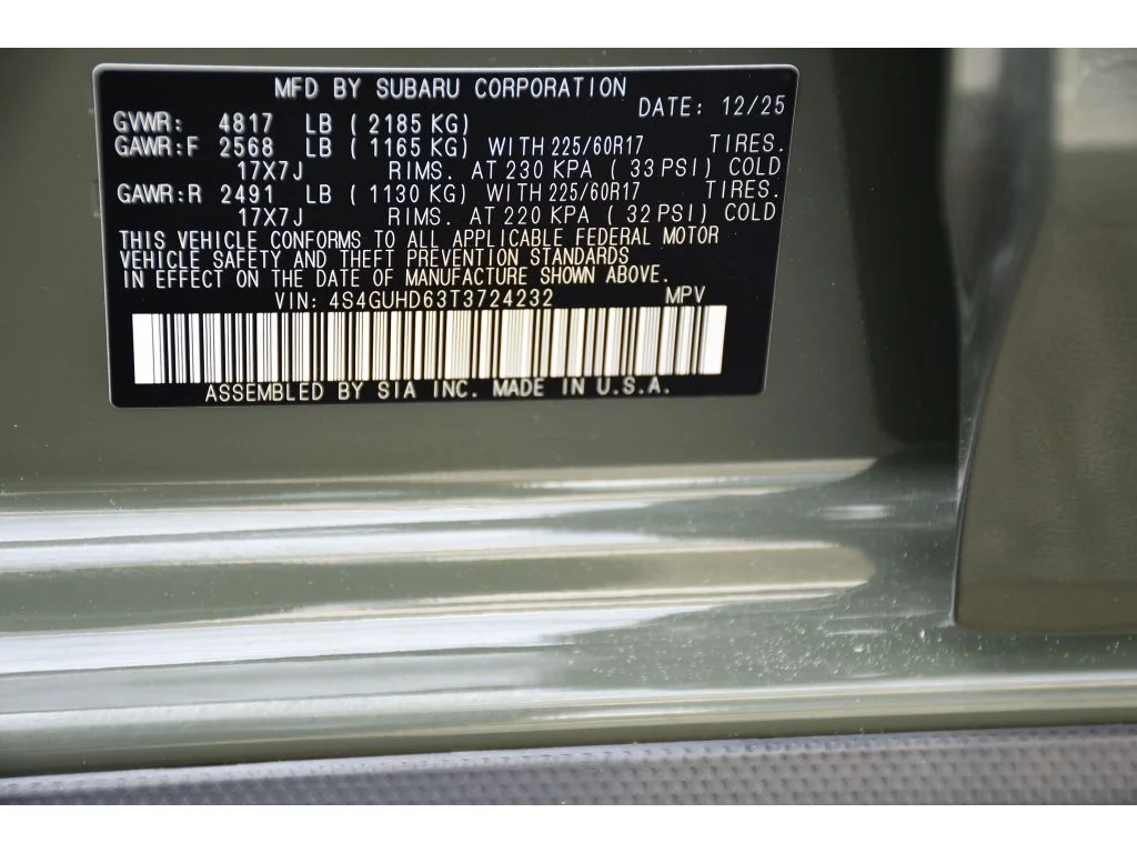Certified Used 2026 Alpine Green Subaru Premium image 26