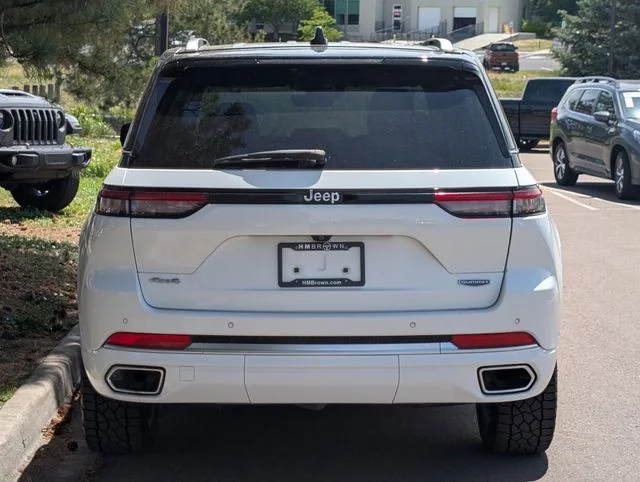 Used 2023 Bright White Clearcoat Jeep Summit image 4