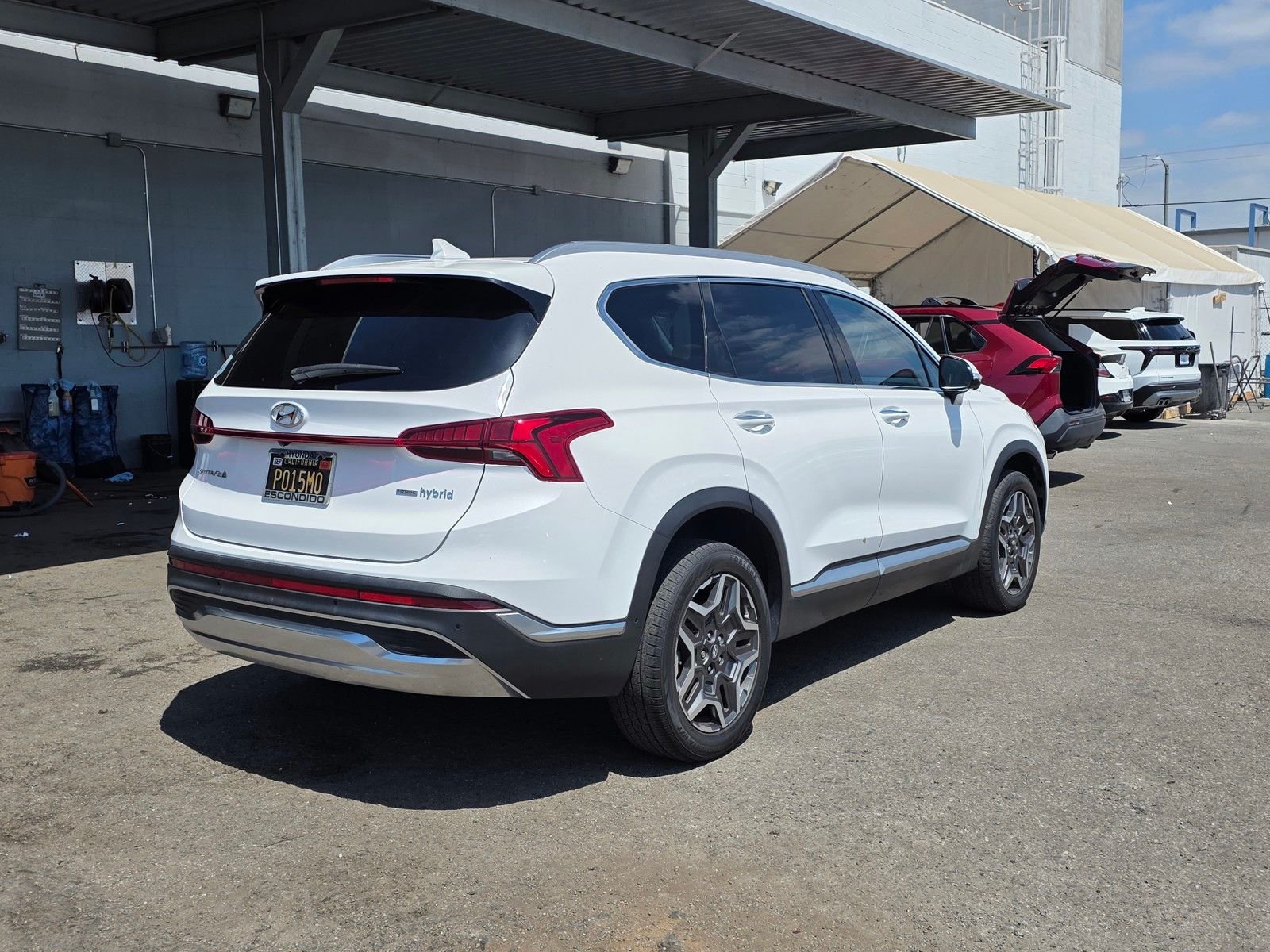 Used 2021 Cream White Hyundai Limited image 7