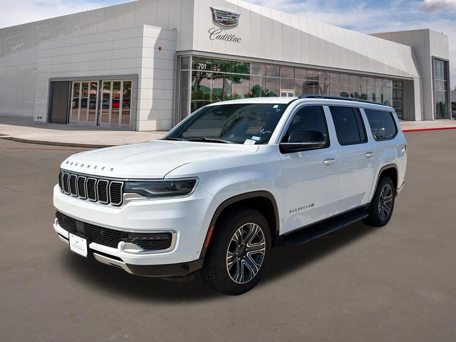 Used 2024 Bright White Clearcoat Jeep Series II image 1