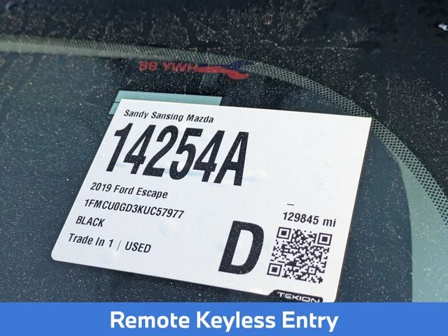 Used 2019 Black Ford SE image 8