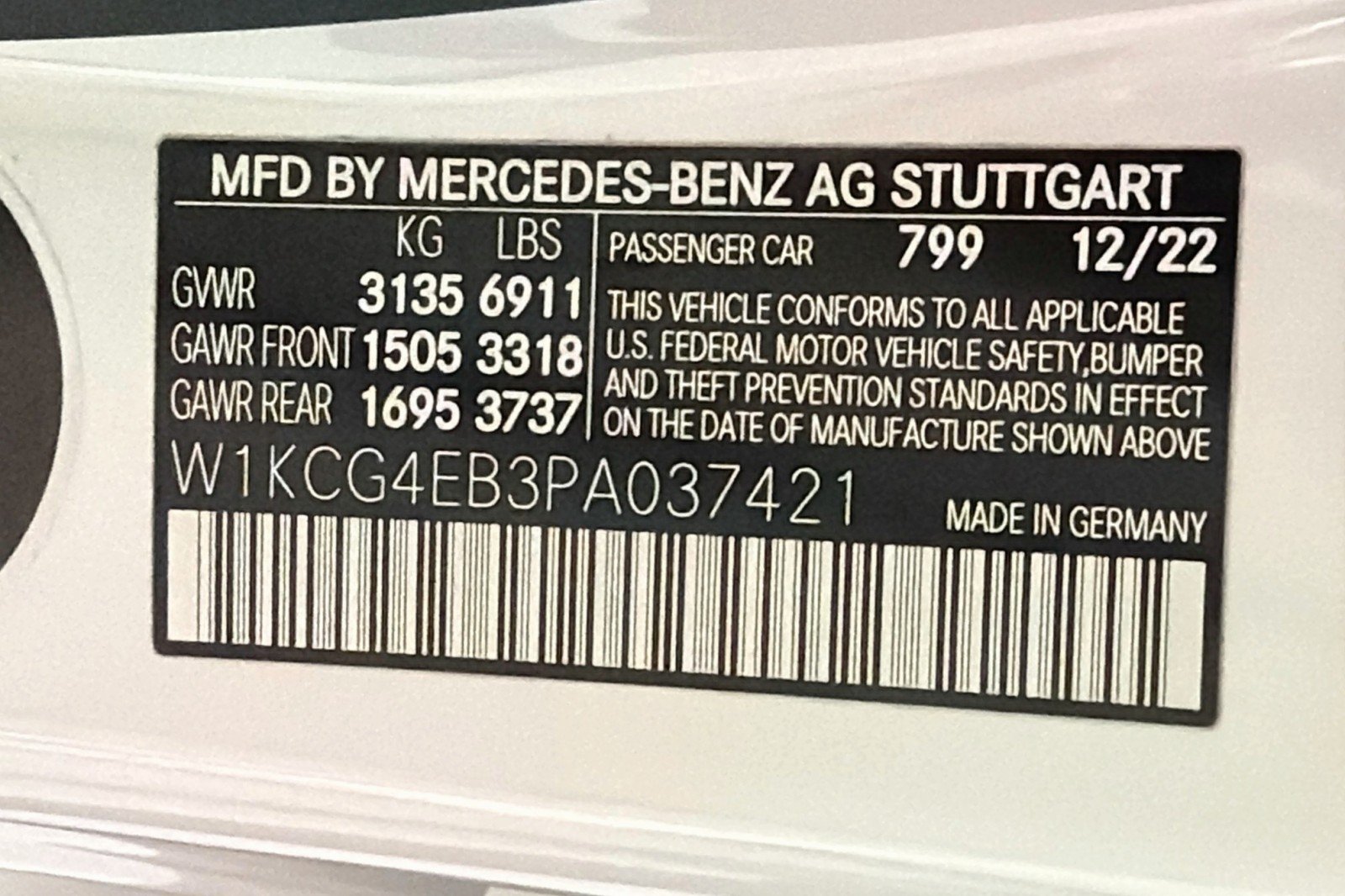 Certified Used 2023 MANUFAKTUR Diamond White Mercedes-Benz 580 image 25