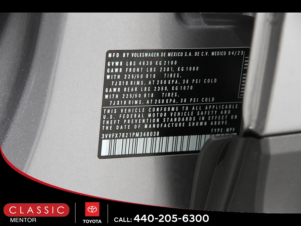 Used 2023 Pyrite Silver Metallic Volkswagen 1.5T S 4Motion image 22