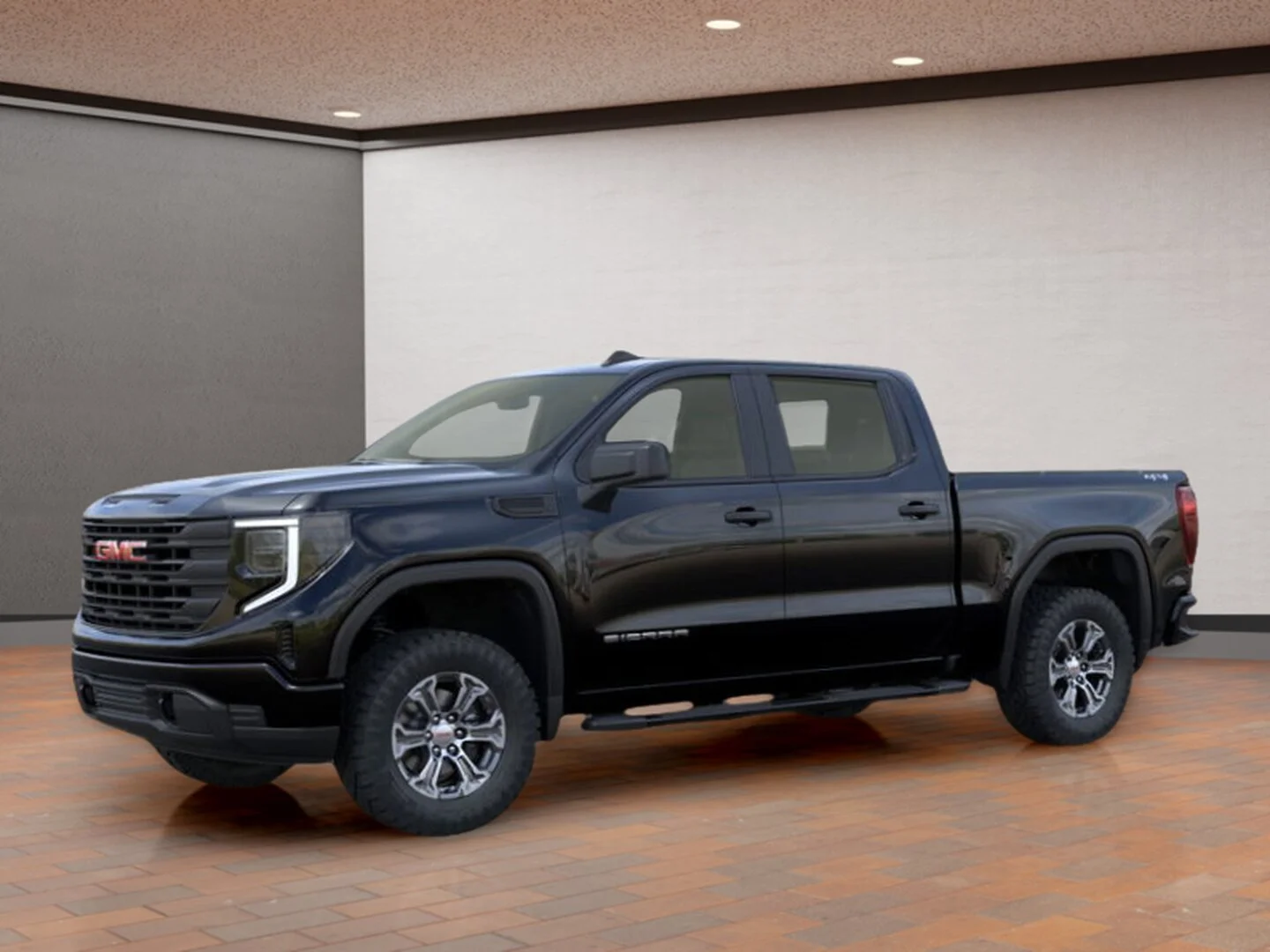 New 2026 Black GMC Crew Cab Short Box 4-Wheel Drive Pro image 2
