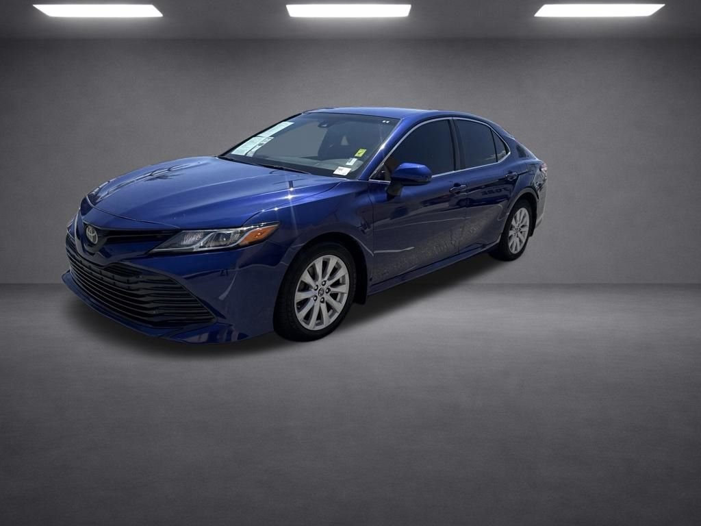 Used 2018 Blue Toyota LE image 1