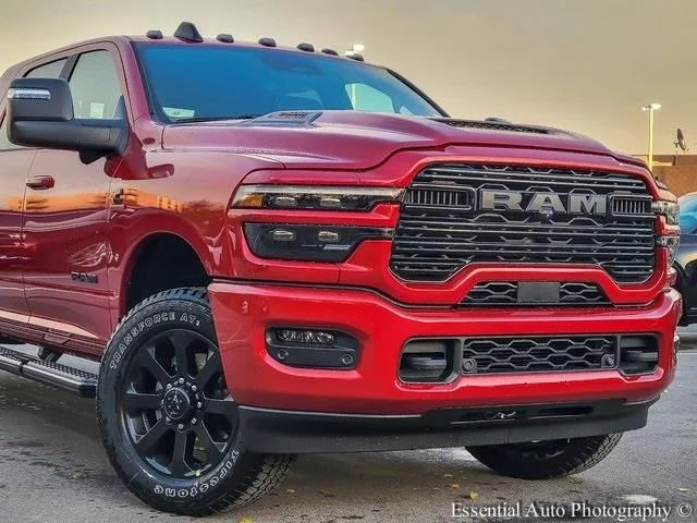 New 2026 Molten Red Pearl-Coat Exterior Paint RAM Laramie image 2
