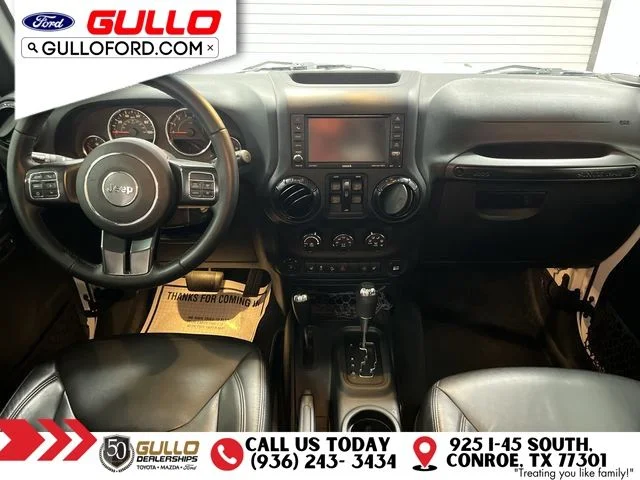 Used 2017 Bright White Clearcoat Jeep Unlimited Sahara image 11