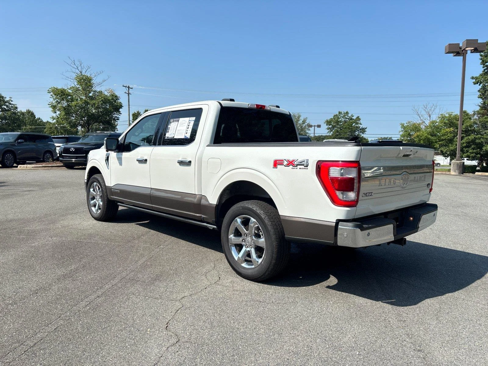 Used 2022 Star White Metallic Tri-Coat Ford King Ranch image 3