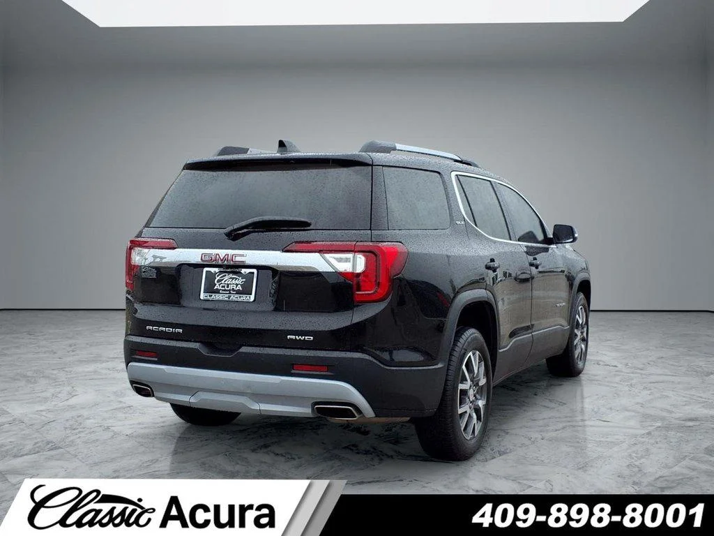 Used 2023 Ebony Twilight Metallic GMC AWD SLE image 6