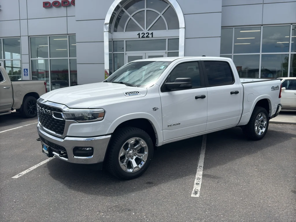 New 2026 Bright White Clear-Coat Exterior Paint RAM Big Horn image 1