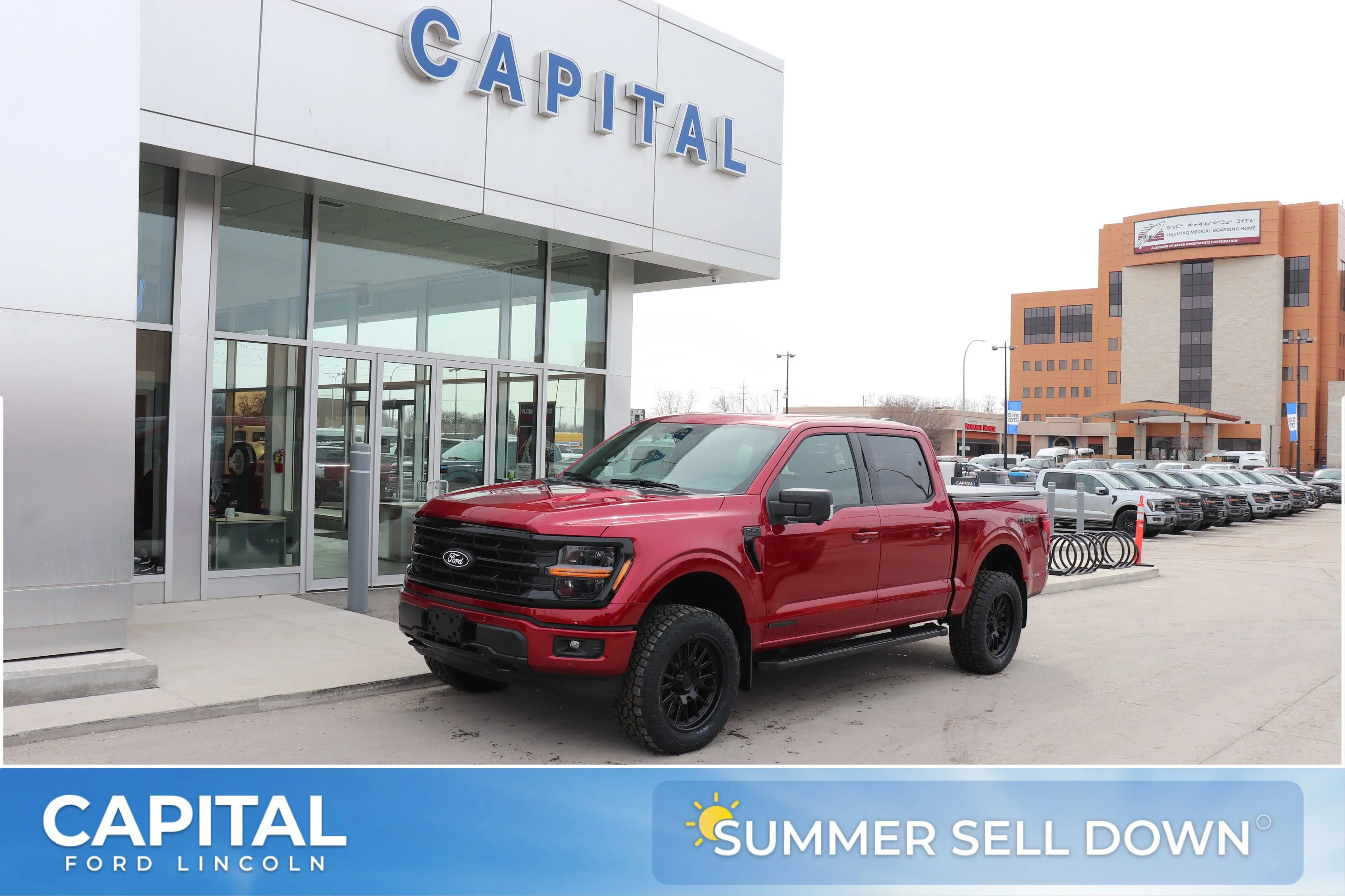 New 2026 RUBY RED METALLIC TINTED CC Ford XLT image 1