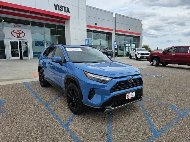 Used 2025 Blue Toyota SE image 3