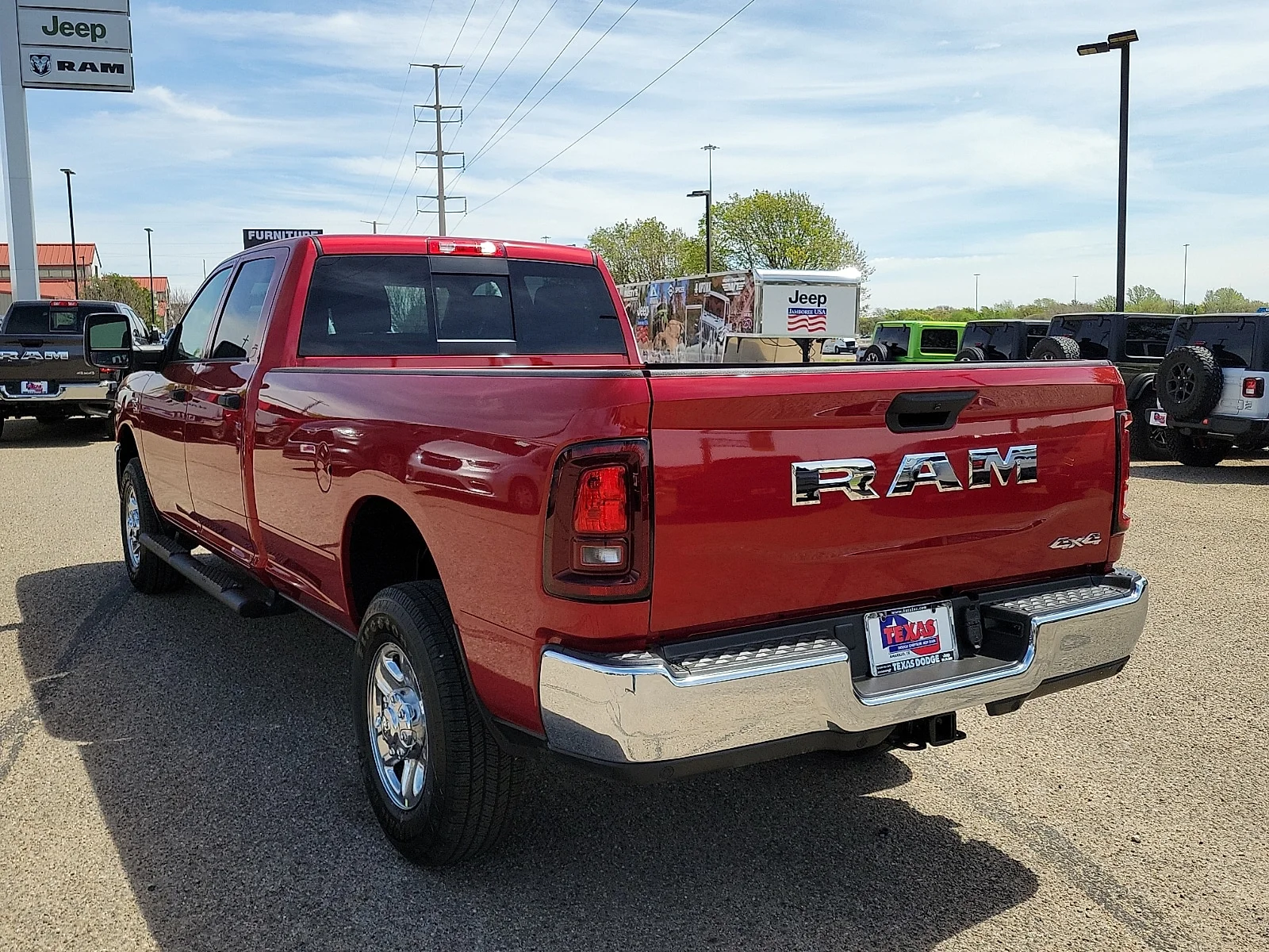 New 2026 PR6 Molten Red Ram TRADESMAN CREW CAB 4X4 8