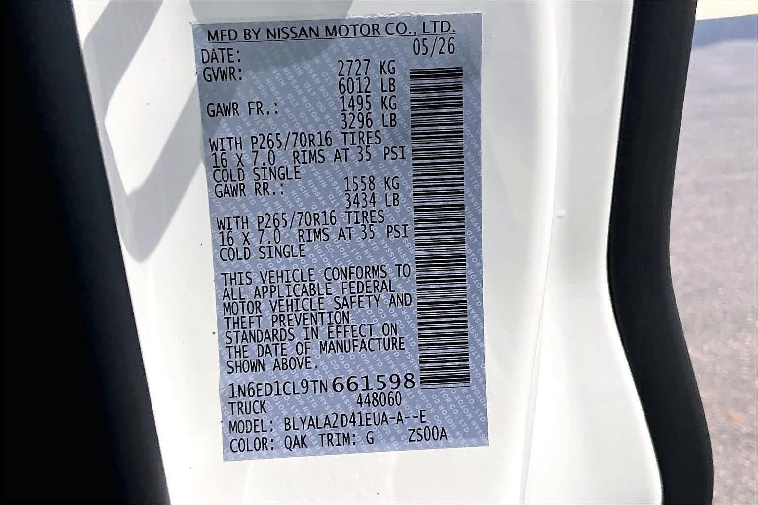 New 2026 Glacier White Nissan S image 14