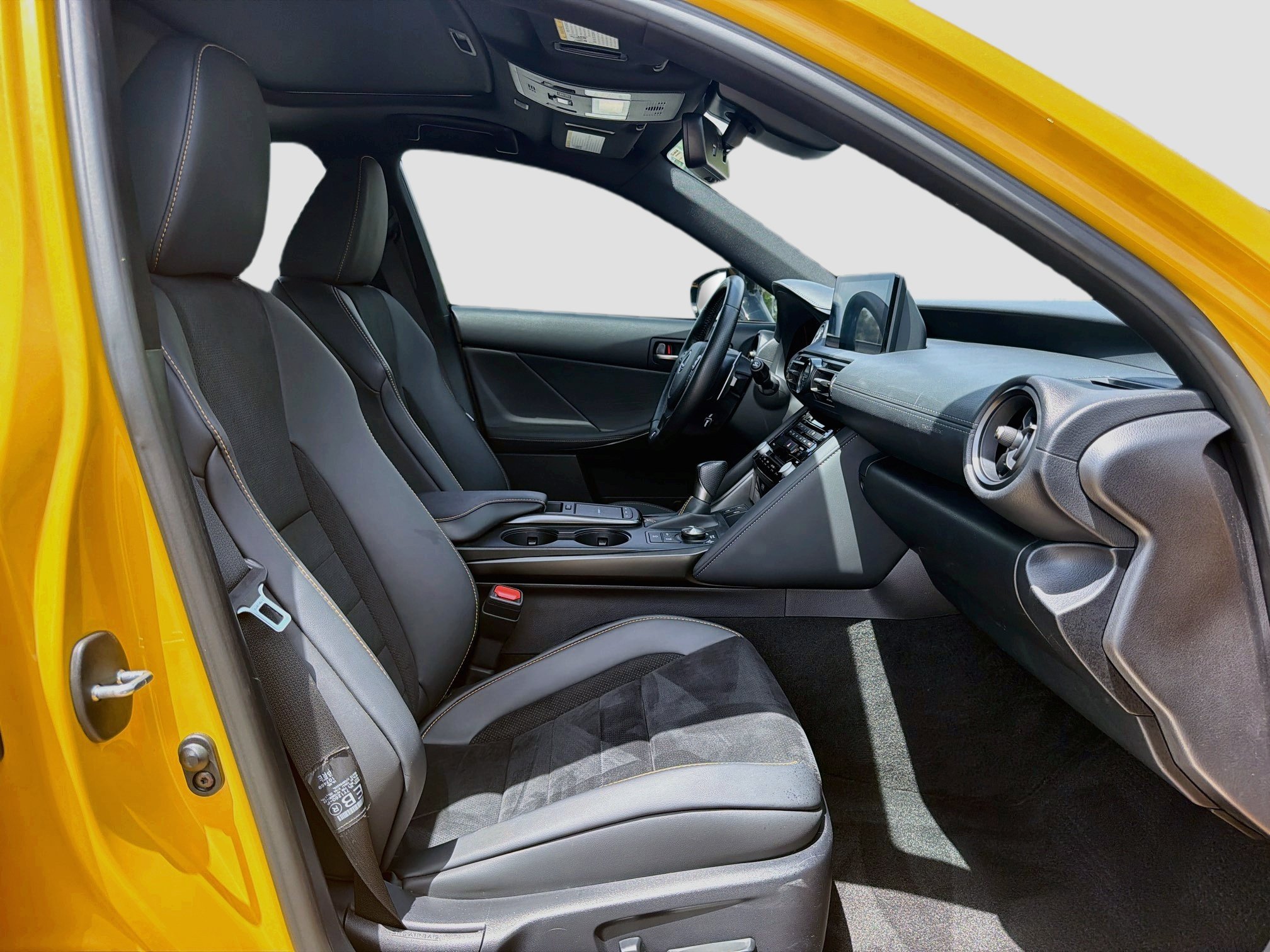 Used 2025 Flare Yellow Lexus IS 500 F SPORT Performance image 14