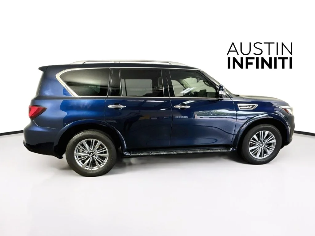 Certified Used 2022 Blue INFINITI LUXE image 10