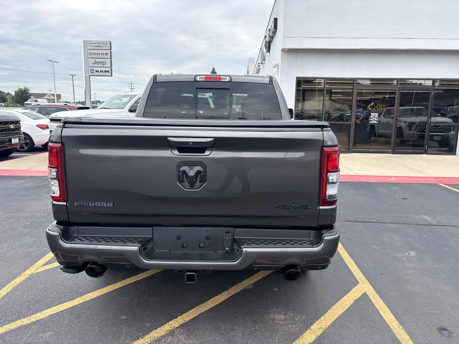 Used 2021 Granite Crystal Metallic Clearcoat Ram Big Horn image 6