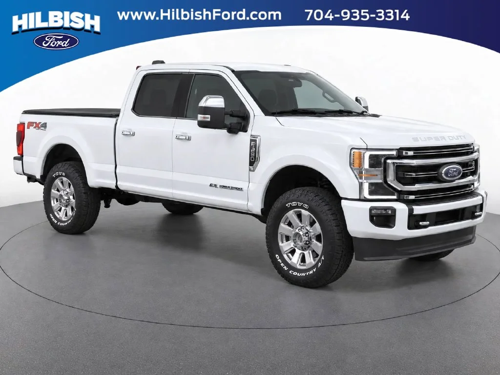 Used 2020 White Ford Platinum image 1