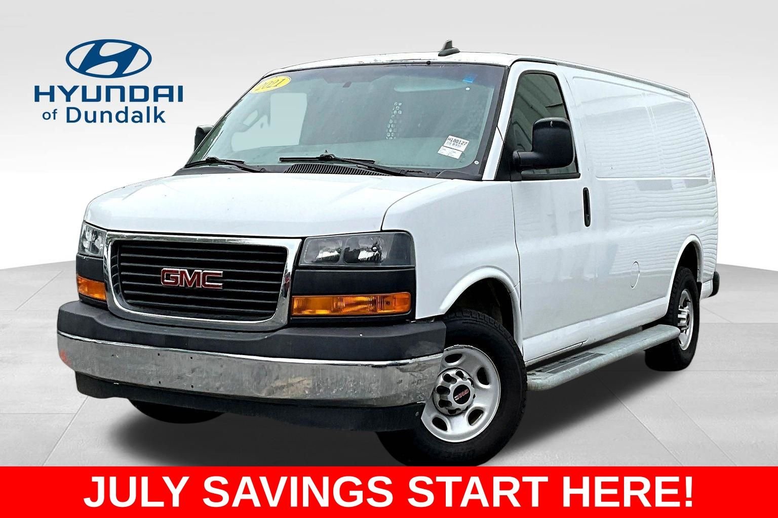 Used 2021 White GMC Work Van image 1