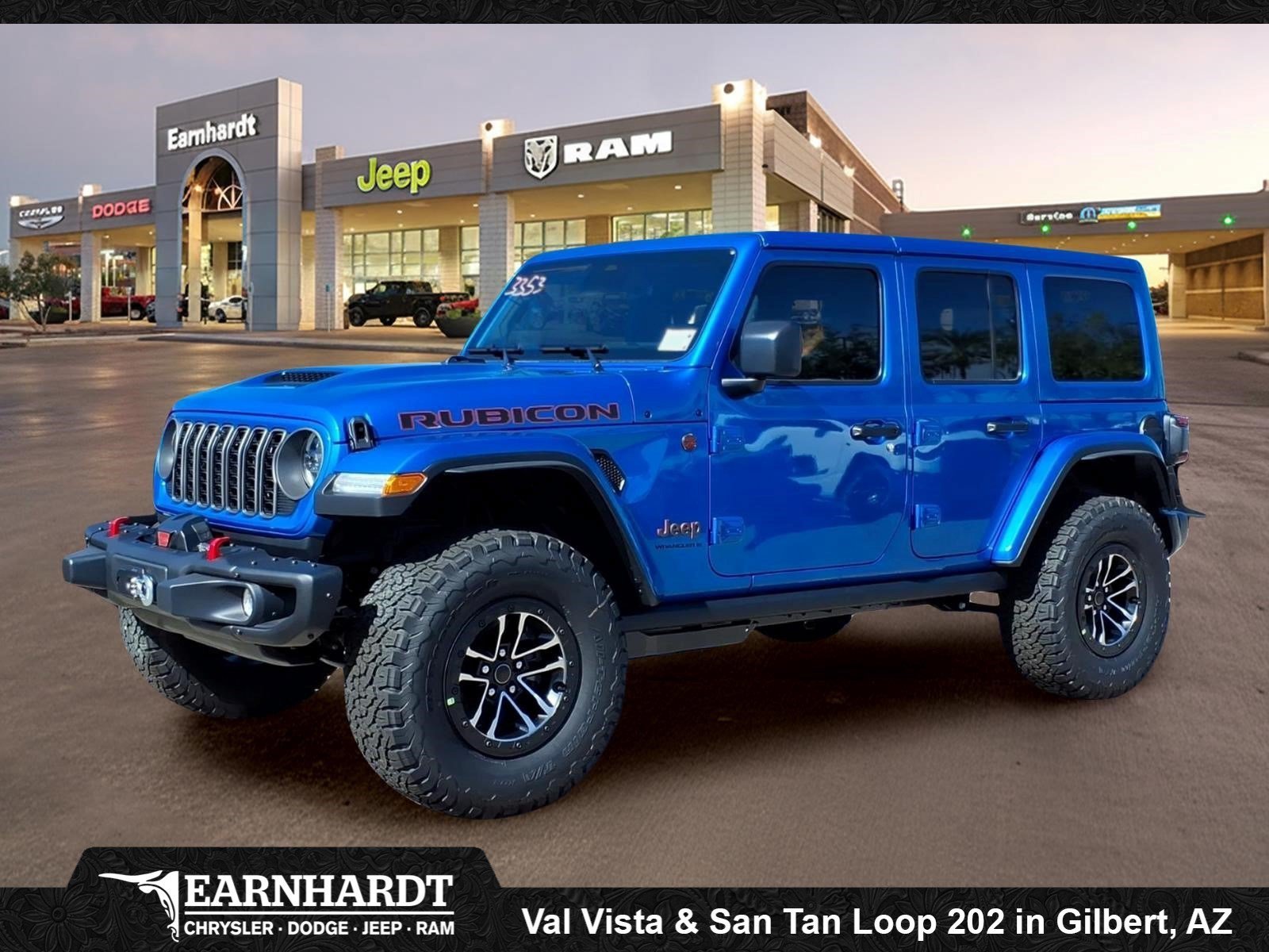 New 2027 Hydro Blue Pearl-Coat Paint Jeep Rubicon X image 1