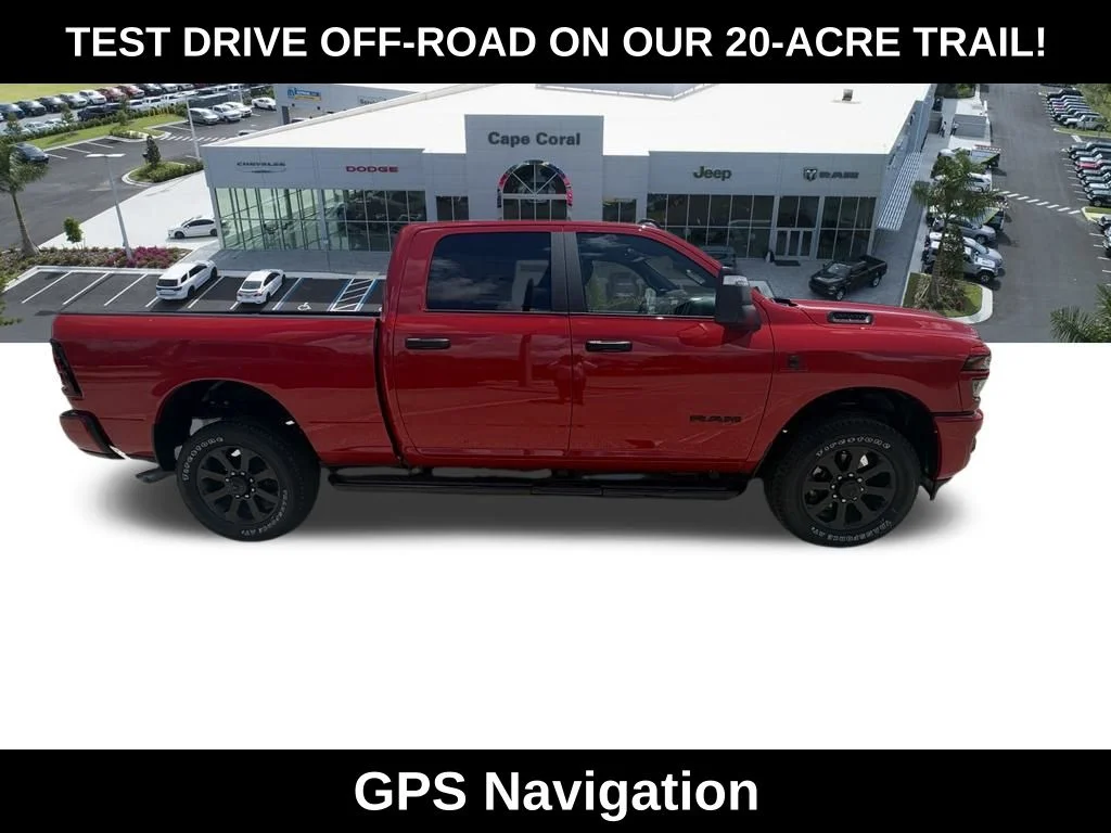 New 2026 Flame Red Clear-Coat Exterior Paint RAM Big Horn image 3
