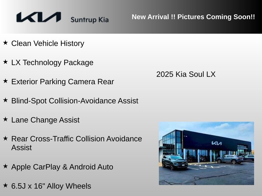 Used 2025 Gray Kia LX image 2