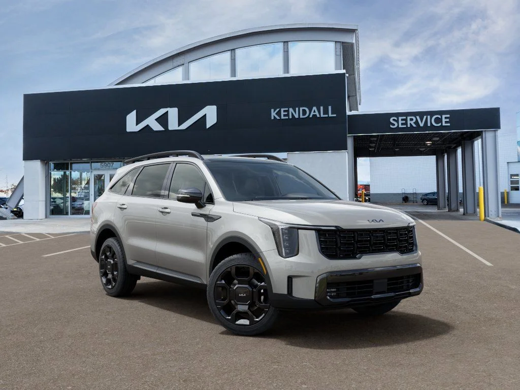 New 2026 Ivory Silver Kia X-Line EX AWD image 8