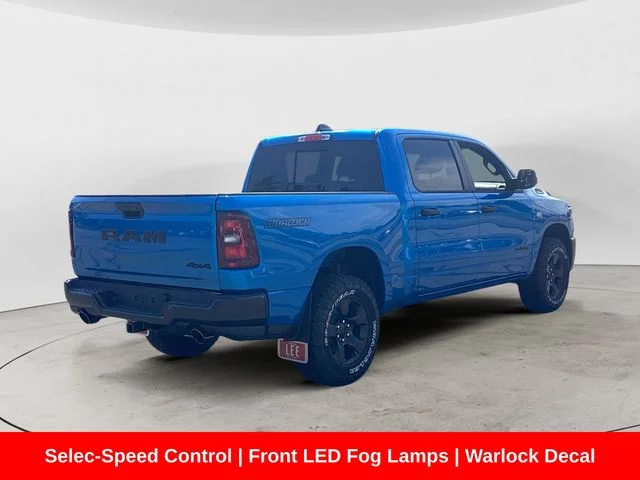 New 2026 Blue Pearl Ram WARLOCK CREW CAB 4X4 5