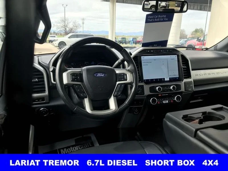 Certified Used 2022 Rapid Red Metallic Tinted Clearcoat Ford LARIAT image 9
