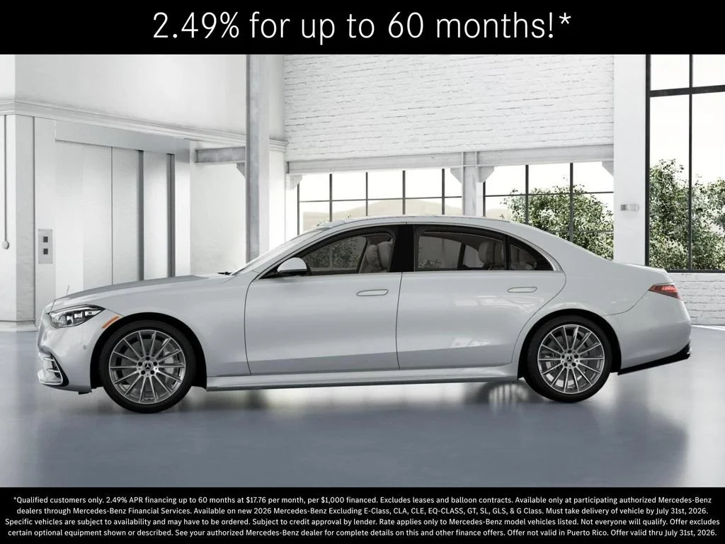 New 2026 MANUFAKTUR Moonlight White Metallic Mercedes-Benz S 500 image 77