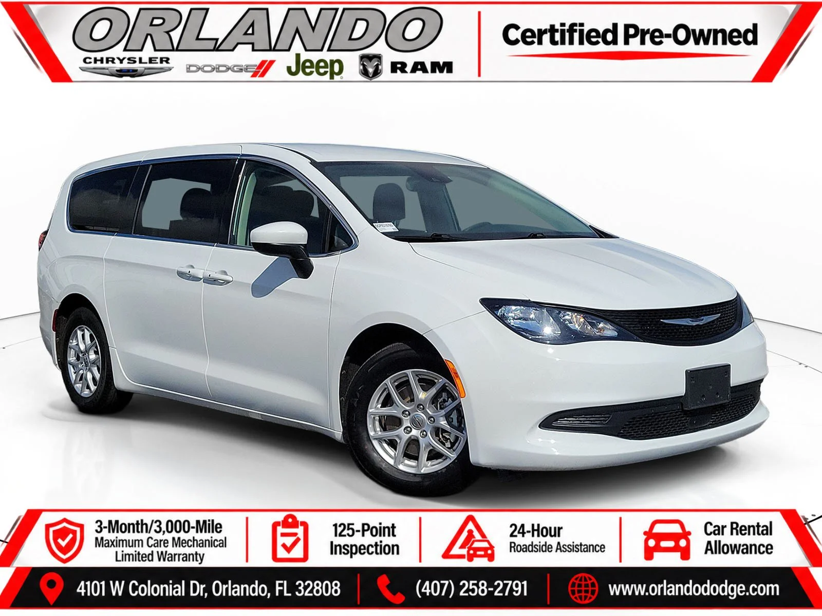 Certified Used 2023 Bright White Clearcoat Chrysler LX image 1
