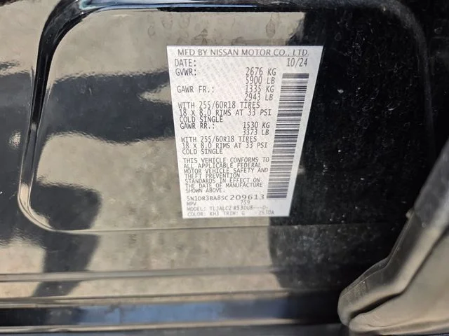 Certified Used 2025 Black Nissan SV image 17